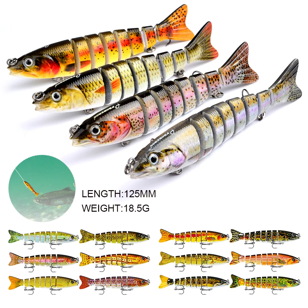 12cm19g Sinking Wobblers 8 Segment Fishing Lures Artificial Multi Jointed Hard Bait Swimbait Tackle Fishing Accessories New Hot
12cm19g Sinking Wobblers 8 Segment Fishing Lures Artificial Multi Jointed Hard Bait Swimbait Tackle Fishing Accessories New Hot