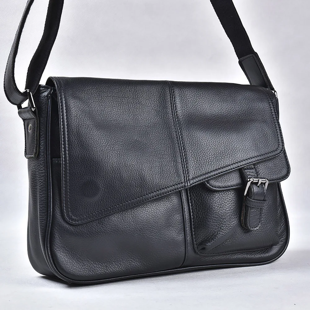 Casual Men Crossbody Bag Genuine Leather Fashion Shoulder Bag High Quality Leather Original Messenger For 10.5 Inch
Casual Men Crossbody Bag Genuine Leather Fashion Shoulder Bag High Quality Leather Original Messenger For 10.5 Inch