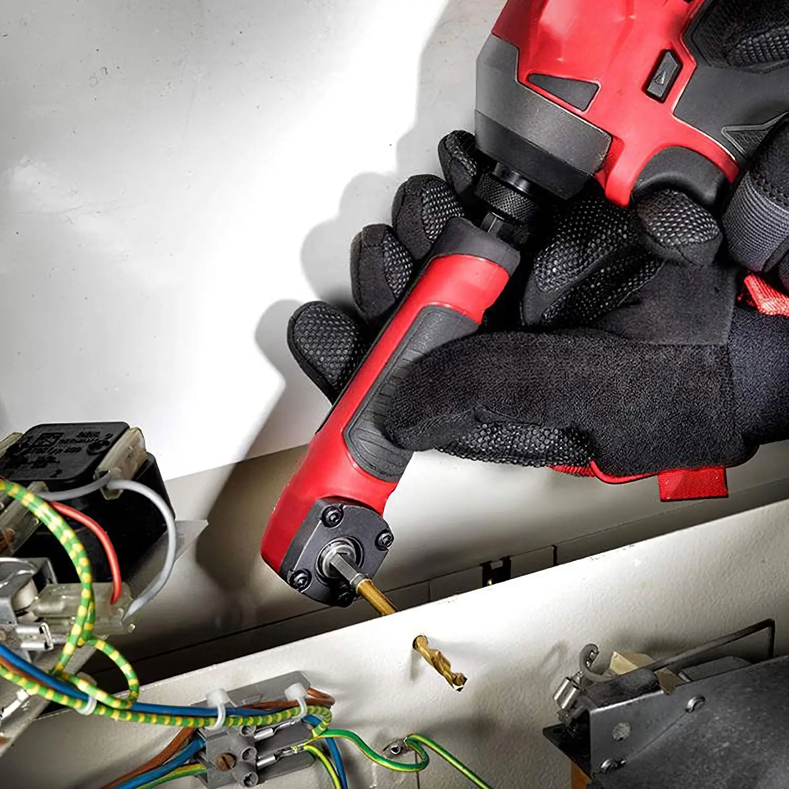 90 Right Angle Extension Drilling Shank Extension Screw Driver Tools Magnetic Screwdriver 0.25 Inch Hex Drills Bit Socket Holder
90 Right Angle Extension Drilling Shank Extension Screw Driver Tools Magnetic Screwdriver 0.25 Inch Hex Drills Bit Socket Holder