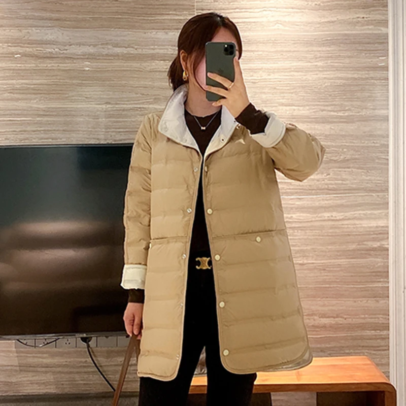 Women 2022 New Fashion Winter Light White Duck Down Coat Female Stand Collar Short Solid Puffer Jacket Ladies Loose Warm Outwear
Women 2022 New Fashion Winter Light White Duck Down Coat Female Stand Collar Short Solid Puffer Jacket Ladies Loose Warm Outwear