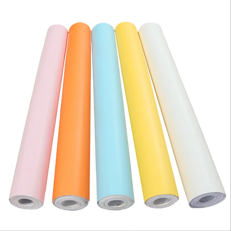 Small Fresh Modern Simple Plain Color Self-adhesive Wallpaper PVC Bedroom Wall Sticker Can Be Used For Home Decoration Transform
Small Fresh Modern Simple Plain Color Self-adhesive Wallpaper PVC Bedroom Wall Sticker Can Be Used For Home Decoration Transform