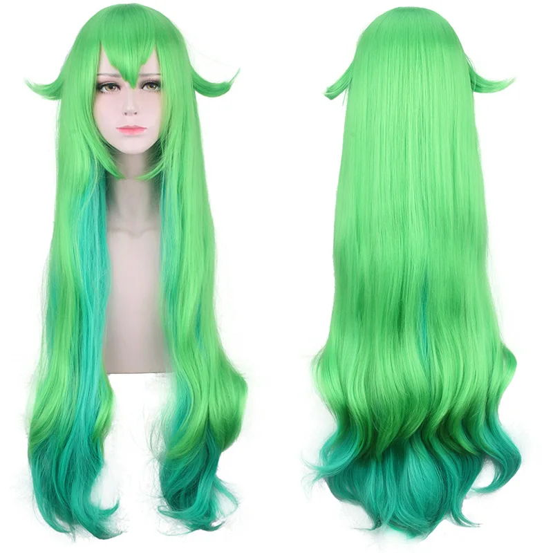 Game LOL Cosplay Wig Lulu Star Guardian 100cm Long Green Wigs Heat Resistant Synthetic Hair+ Wig Cap For Girls
Game LOL Cosplay Wig Lulu Star Guardian 100cm Long Green Wigs Heat Resistant Synthetic Hair+ Wig Cap For Girls