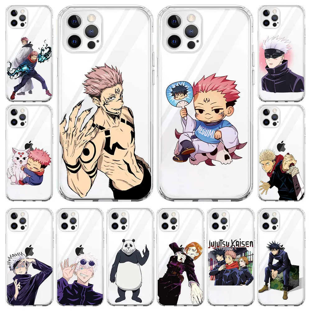 Jujutsu Kaisen Anime Cute Gojo Satoru Phone Case For iPhone 13 11 12 Pro Max X XR XS 7 8 Plus SE 2020 Luxury Clear Soft Cover
Jujutsu Kaisen Anime Cute Gojo Satoru Phone Case For iPhone 13 11 12 Pro Max X XR XS 7 8 Plus SE 2020 Luxury Clear Soft Cover