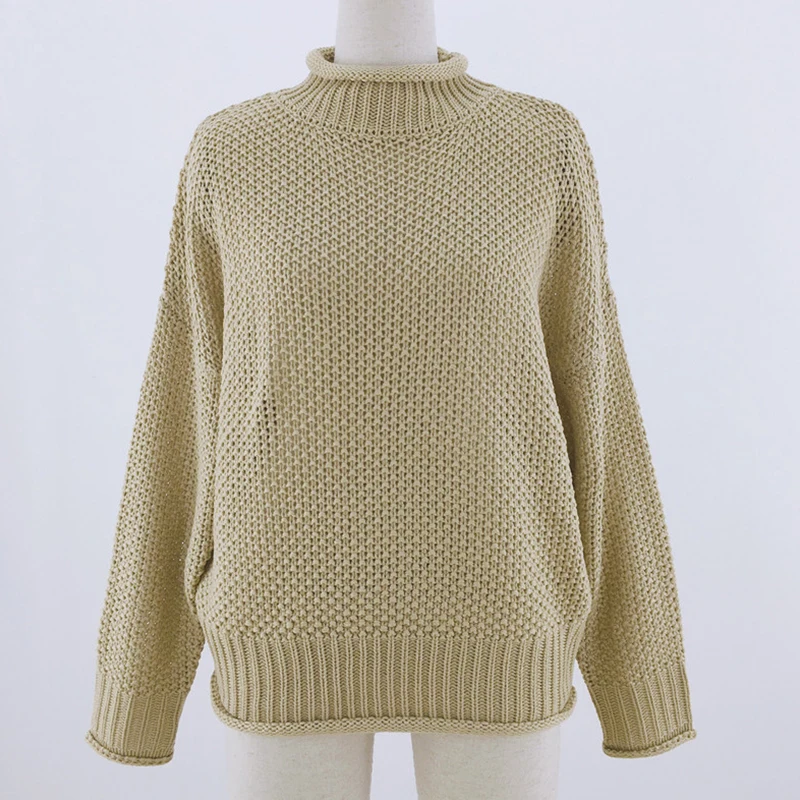 Women's Sweaters Autumn Loose Knitwear Turtleneck Sweater Women Long Sleeve Top Sweater Ladies Pullover Sweaters Woman Clothing
Women's Sweaters Autumn Loose Knitwear Turtleneck Sweater Women Long Sleeve Top Sweater Ladies Pullover Sweaters Woman Clothing