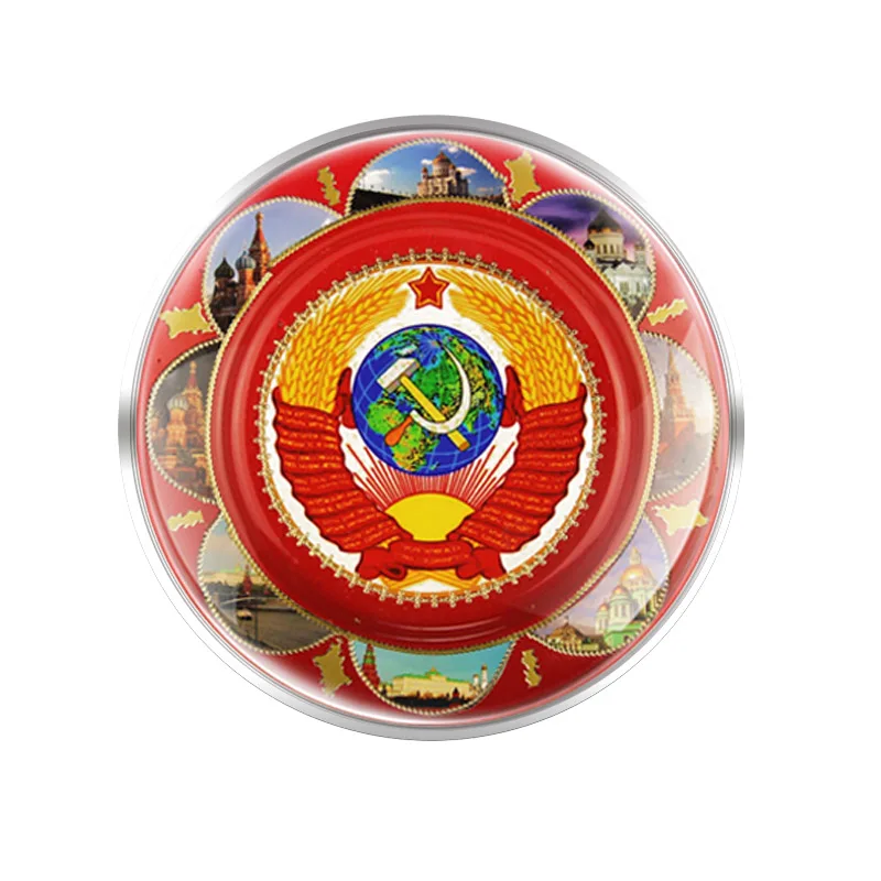 Soviet Union National Emblem Brooches Pin For Men Women Glass Convex Dome Decorative Jewelry Gift
Soviet Union National Emblem Brooches Pin For Men Women Glass Convex Dome Decorative Jewelry Gift