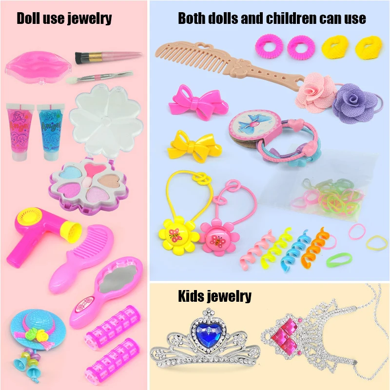 Kids Make Up Comb Hair Toy Doll Set Pretend Play Princess Makeup Safety Non-toxic Kit Toys for Girls Dressing Cosmetic Girl Gift
Kids Make Up Comb Hair Toy Doll Set Pretend Play Princess Makeup Safety Non-toxic Kit Toys for Girls Dressing Cosmetic Girl Gift