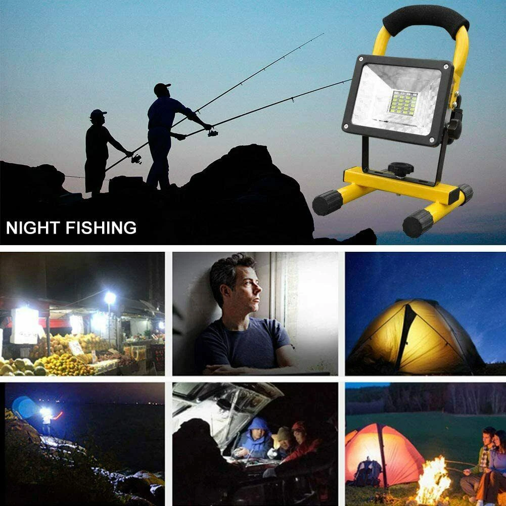 30W 24 LED Projector Work Flood Light LED Street Lamp Landscape Lighting Portable Waterproof Cordless Camping Lamp
30W 24 LED Projector Work Flood Light LED Street Lamp Landscape Lighting Portable Waterproof Cordless Camping Lamp