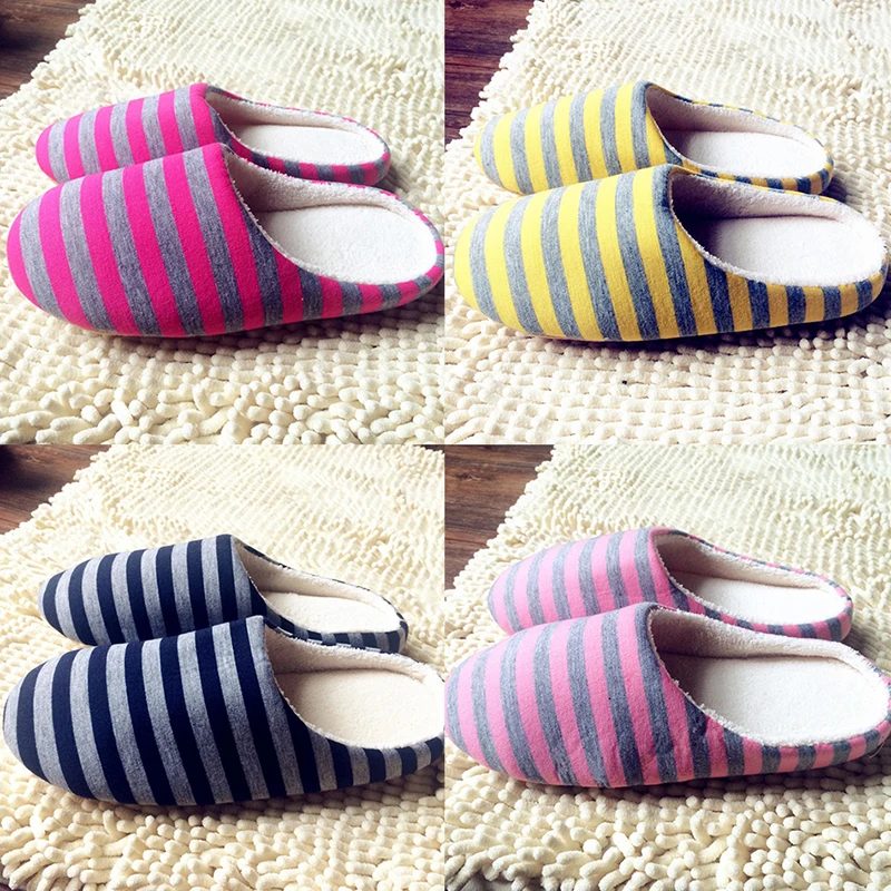 Women House Shoes 2020 Soft Striped Indoor Mute Cotton Slippers Non-Slip Slippers Warm Plush Unisex Home Floor Slipper Comfortab
Women House Shoes 2020 Soft Striped Indoor Mute Cotton Slippers Non-Slip Slippers Warm Plush Unisex Home Floor Slipper Comfortab