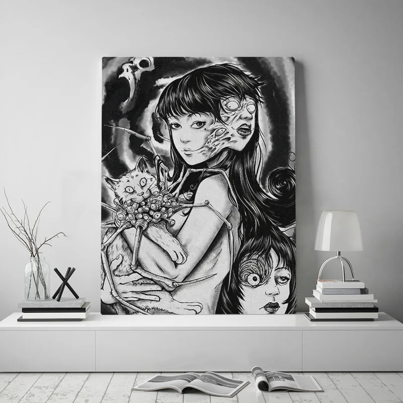Home Decor Canvas Uzumaki Junji Ito Fanart Pictures Wall Art Paintings Prints Modern Horror Anime Modular Poster For Living Room
Home Decor Canvas Uzumaki Junji Ito Fanart Pictures Wall Art Paintings Prints Modern Horror Anime Modular Poster For Living Room