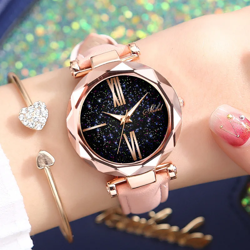Starry Korean Fashion Lady Watch Belt Watch Womens Watches Top Brand Luxury Quartz Watch Waterproof Classic Round Ladies
Starry Korean Fashion Lady Watch Belt Watch Womens Watches Top Brand Luxury Quartz Watch Waterproof Classic Round Ladies
