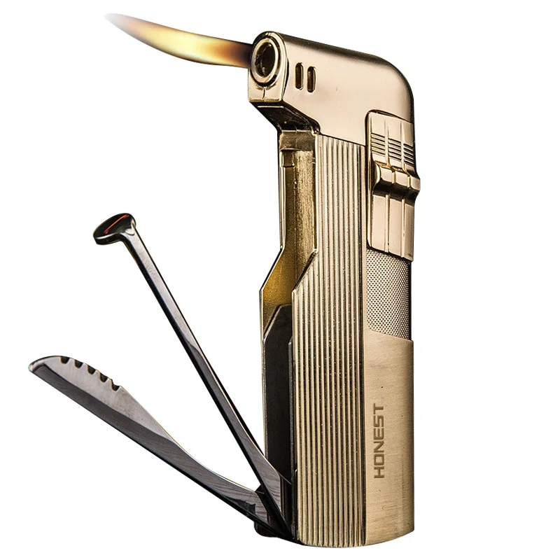 Multifunctional Lighter Dedicated Pipe Machine Oblique Fire Retro Cigarette Cutter Pressure Rod Scraper Cigar Accessories
Multifunctional Lighter Dedicated Pipe Machine Oblique Fire Retro Cigarette Cutter Pressure Rod Scraper Cigar Accessories
