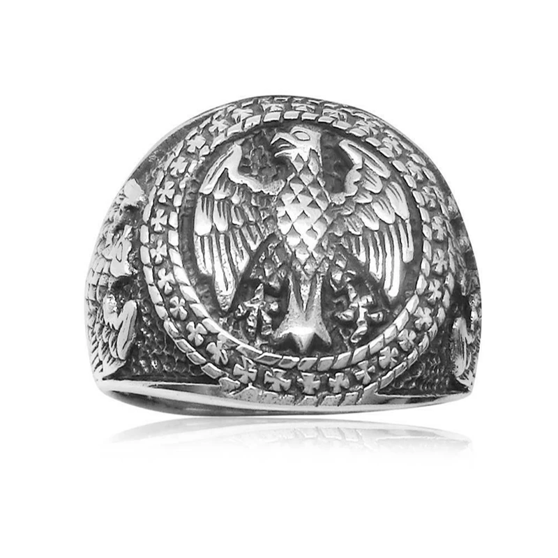 Retro Vintage Stainless Steel Men's Eagle Ring Black Color Royal Aristocrat Eagle Punk Style Jewelry Boyfriend Anniversary
Retro Vintage Stainless Steel Men's Eagle Ring Black Color Royal Aristocrat Eagle Punk Style Jewelry Boyfriend Anniversary