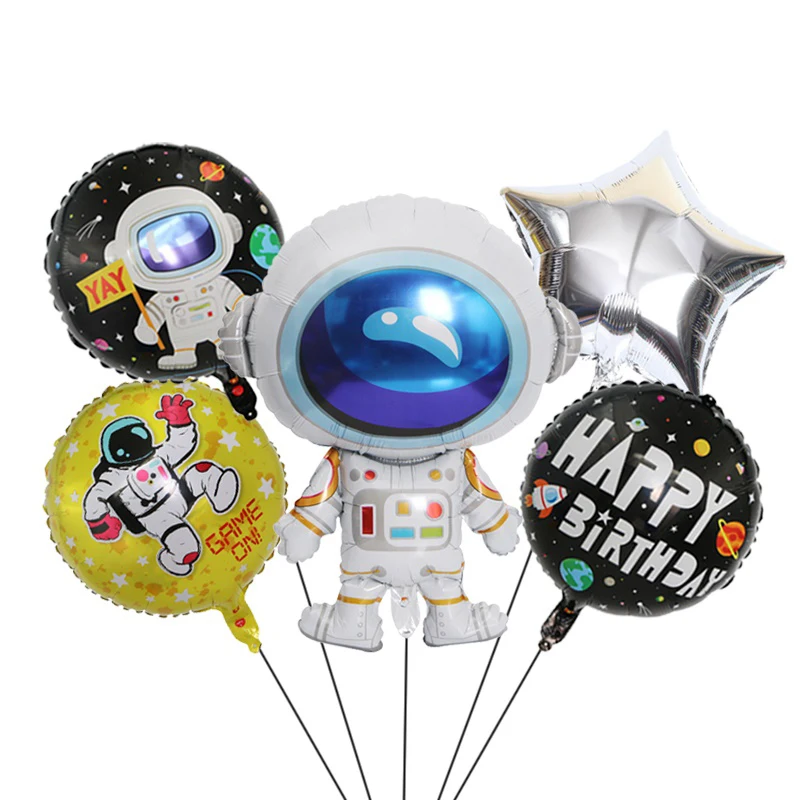 Rocket Astros moon Sci-Fi Outer Space Astronaut Theme balloons Boy Kids Birthday Party Decoration toys helium Balloons
Rocket Astros moon Sci-Fi Outer Space Astronaut Theme balloons Boy Kids Birthday Party Decoration toys helium Balloons