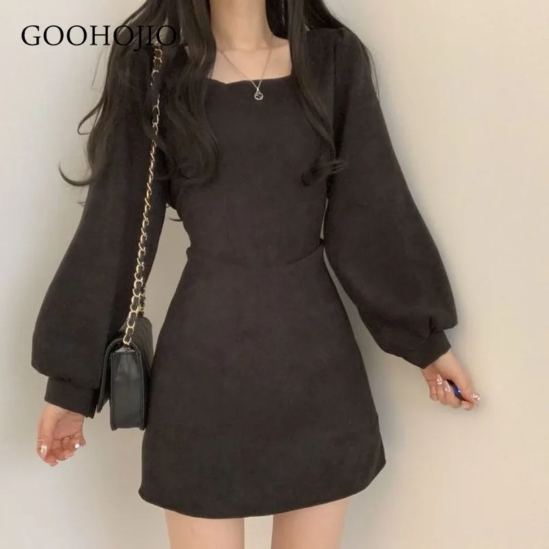 GOOHOJIO 2021 New Spring Autumn Square Collar Chic Dress Women Long Sleeve Fashionable Dress for Women Temperament Women Dress
GOOHOJIO 2021 New Spring Autumn Square Collar Chic Dress Women Long Sleeve Fashionable Dress for Women Temperament Women Dress