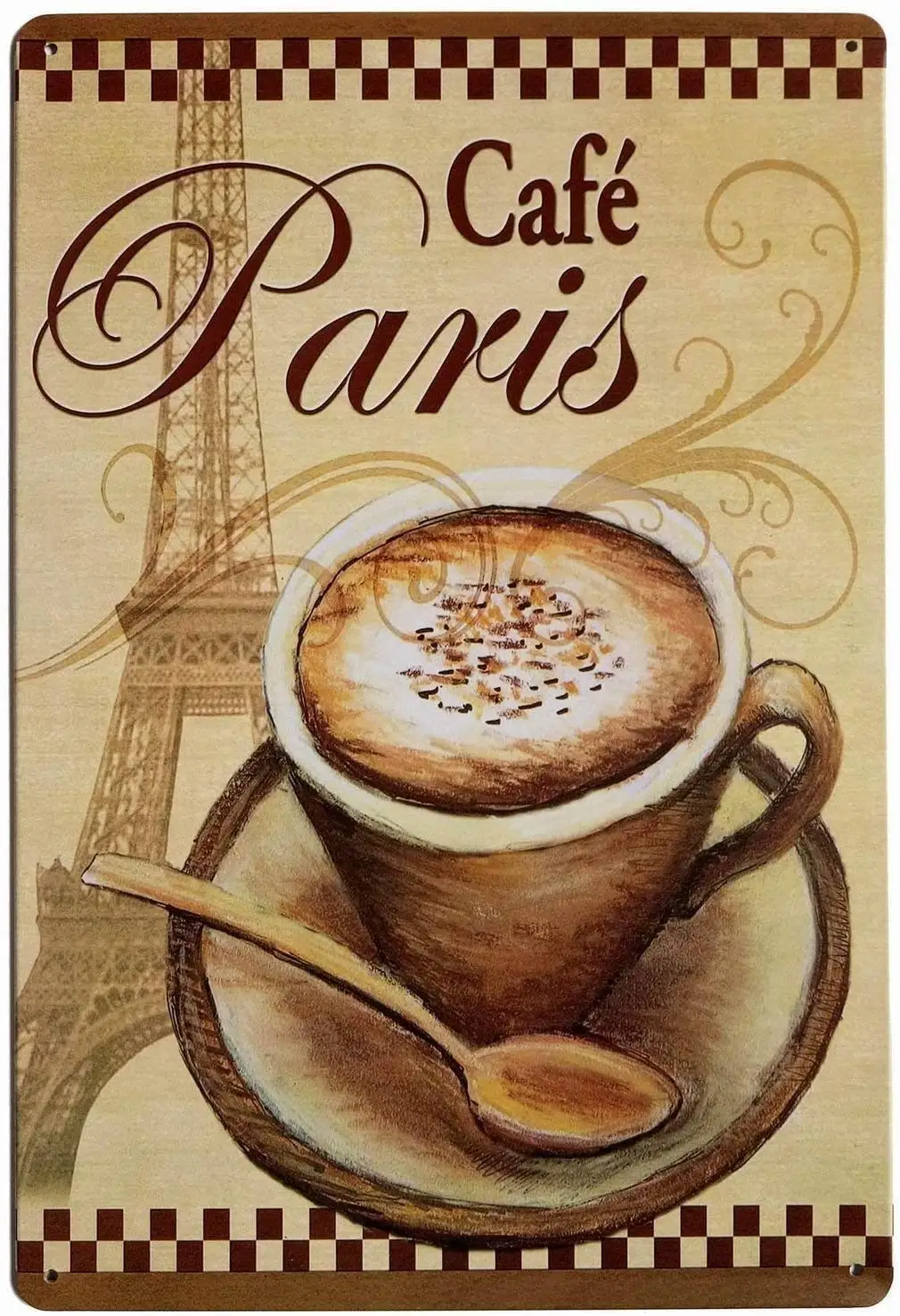 Retro Tin Logo Coffee Aroma Metal Sign Decoration Coffee Shop Casual Coffee Shop Club Club Lounge Decoration Plaque 12*8 Inches
Retro Tin Logo Coffee Aroma Metal Sign Decoration Coffee Shop Casual Coffee Shop Club Club Lounge Decoration Plaque 12*8 Inches