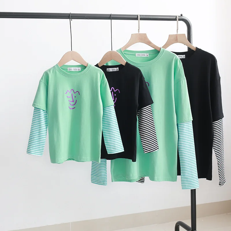 Family Matching T-shirts Striped Clothing Long Sleeve Mom and Baby Christmas Pajams Mother Baby Boys Shirts Mom Son Outfits
Family Matching T-shirts Striped Clothing Long Sleeve Mom and Baby Christmas Pajams Mother Baby Boys Shirts Mom Son Outfits