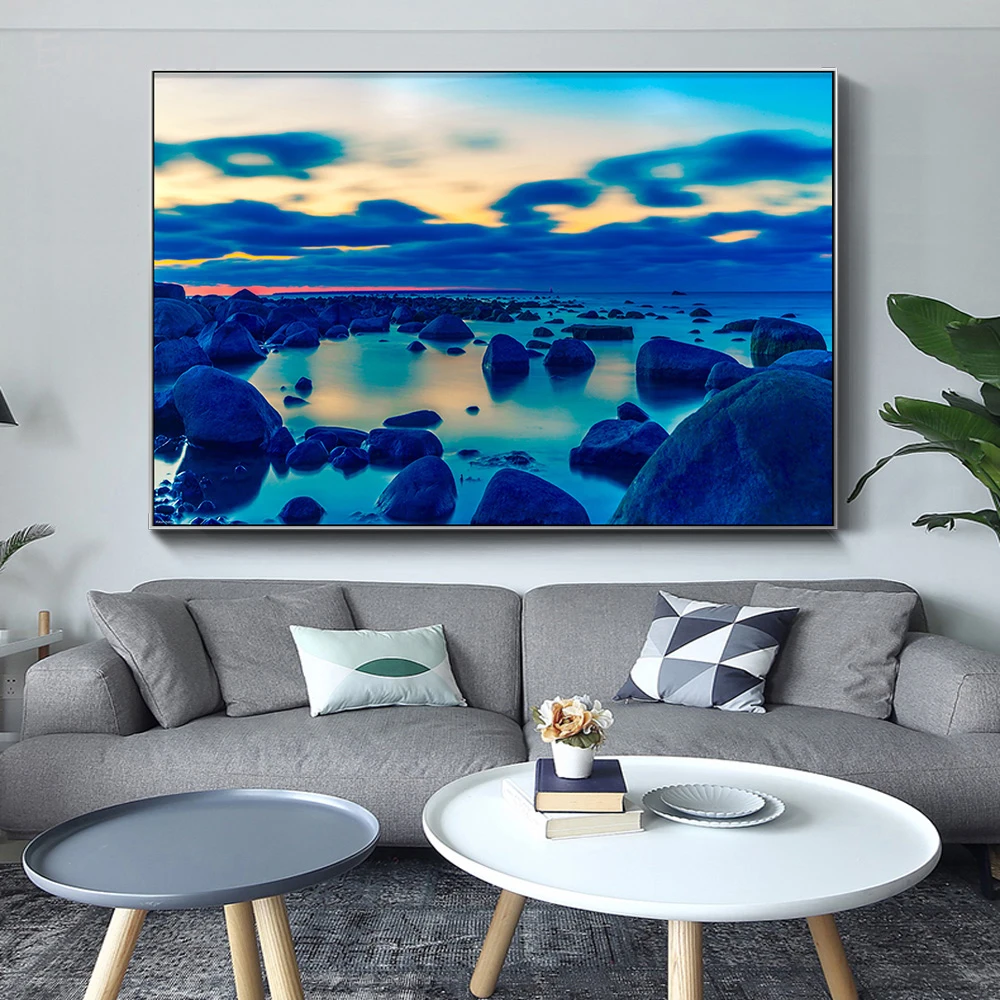1 Pieces Quality HD Print On Canvas Oil Paintings Blue Lake And Stones Landscape Wall Pictures For Living Room Home Decor Poster
1 Pieces Quality HD Print On Canvas Oil Paintings Blue Lake And Stones Landscape Wall Pictures For Living Room Home Decor Poster