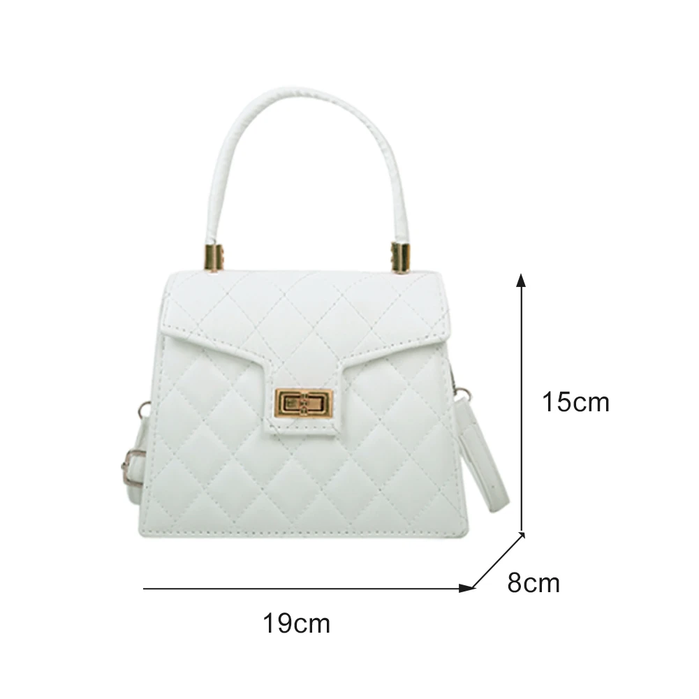 Fashion Lattice Pattern PU Leather Women Shoulder Bags Elegant Totes Lady Solid Color Top-handle Crossbody Handbags
Fashion Lattice Pattern PU Leather Women Shoulder Bags Elegant Totes Lady Solid Color Top-handle Crossbody Handbags