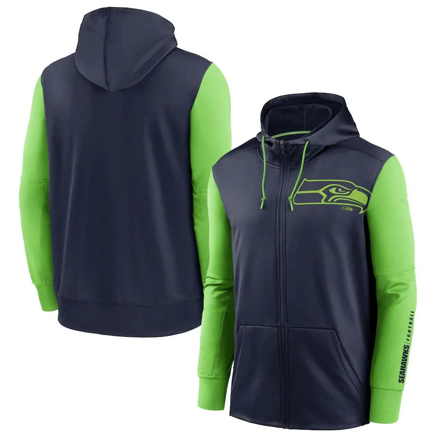 Сиэтл мужские куртки Seahawks колледж NavyNeon зеленый веер снаряжение талисман производительность на молнии футбольная Толстовка
Сиэтл мужские куртки Seahawks колледж NavyNeon зеленый веер снаряжение талисман производительность на молнии футбольная Толстовка