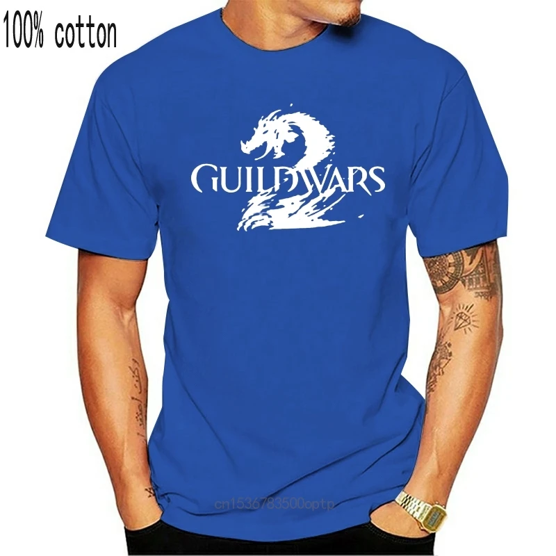 Новинка 2021, Мужская черная футболка с логотипом игры «Гильдия войн 2», размеры от S до 3XL, модные футболки из 100% хлопка, топ, футболка, оригинал... 
Новинка 2021, Мужская черная футболка с логотипом игры «Гильдия войн 2», размеры от S до 3XL, модные футболки из 100% хлопка, топ, футболка, оригинал...