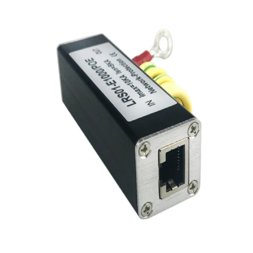100/1000M POE IP Camera Network POE Switch RJ45 & POE Surge Protector Protection device Lightning Arrester SPD 1000M Ethernet
100/1000M POE IP Camera Network POE Switch RJ45 & POE Surge Protector Protection device Lightning Arrester SPD 1000M Ethernet