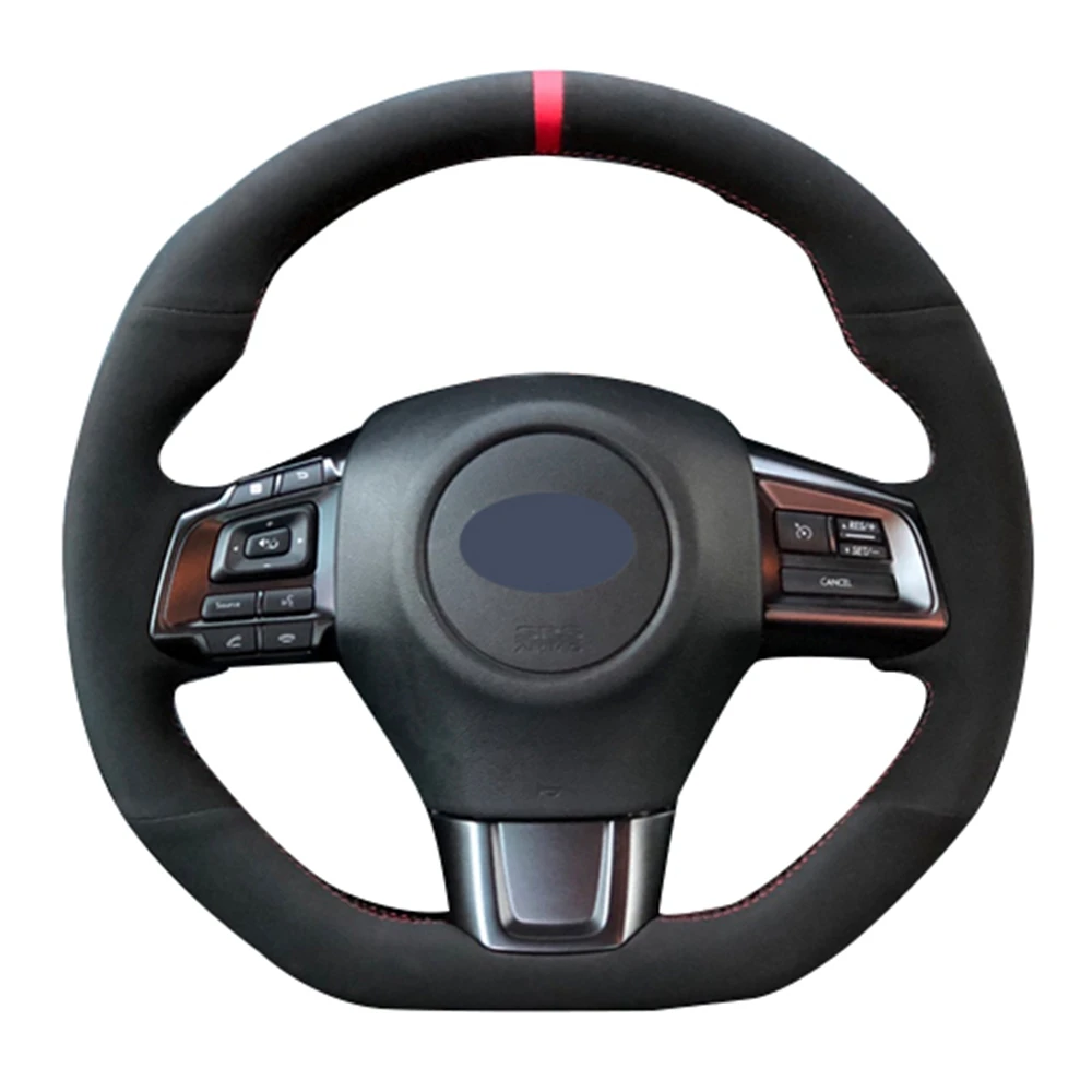 Anti-slip Black Genuine Leather Suede Car Steering Wheel Cover For Subaru WRX (STI) Levorg 2015 2016 2017 2018 2019 2020 2021
Anti-slip Black Genuine Leather Suede Car Steering Wheel Cover For Subaru WRX (STI) Levorg 2015 2016 2017 2018 2019 2020 2021