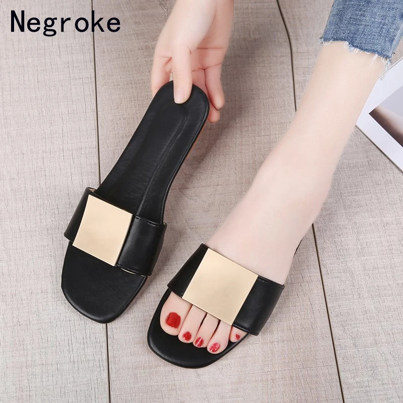 Women Slipper Round Toe Flat Heel Sandals Summer Beach Slides Flip Flops Outdoor Casual Flat Shoes Woman Solid Slides Mujer
Women Slipper Round Toe Flat Heel Sandals Summer Beach Slides Flip Flops Outdoor Casual Flat Shoes Woman Solid Slides Mujer