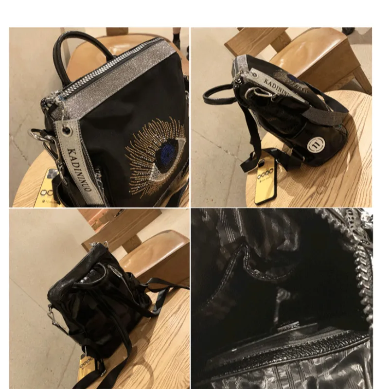 Microfiber Synthetic Leather Diamond Backpack for Women Fashion Casual School Book Big Capacity Black Knapsack Bag with Chain
Microfiber Synthetic Leather Diamond Backpack for Women Fashion Casual School Book Big Capacity Black Knapsack Bag with Chain