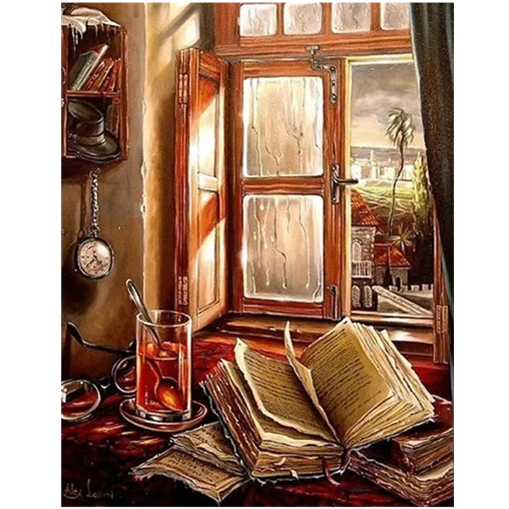 5D Diy Diamond Painting Book Vintage Full Square Round Daimond Mosaic Diamond Embroidery Cross Stitch Study Room Home Decor Gift
5D Diy Diamond Painting Book Vintage Full Square Round Daimond Mosaic Diamond Embroidery Cross Stitch Study Room Home Decor Gift