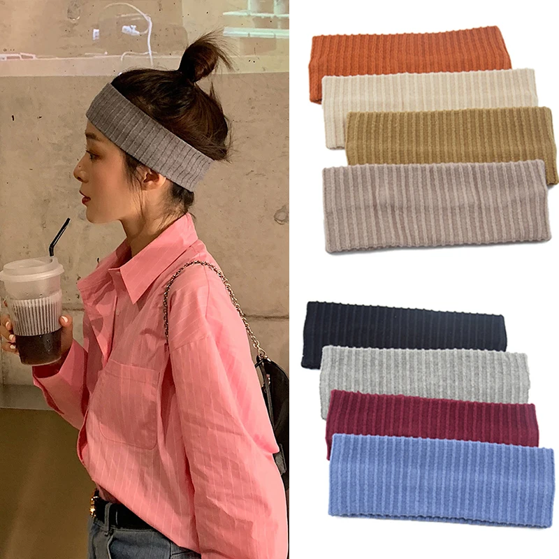Ribbed Knitted Headbands Solid Color Elastic Yoga Sports Hairband Winter Warm Head Wrap Headwear Sweet Girls Hair Accessories
Ribbed Knitted Headbands Solid Color Elastic Yoga Sports Hairband Winter Warm Head Wrap Headwear Sweet Girls Hair Accessories