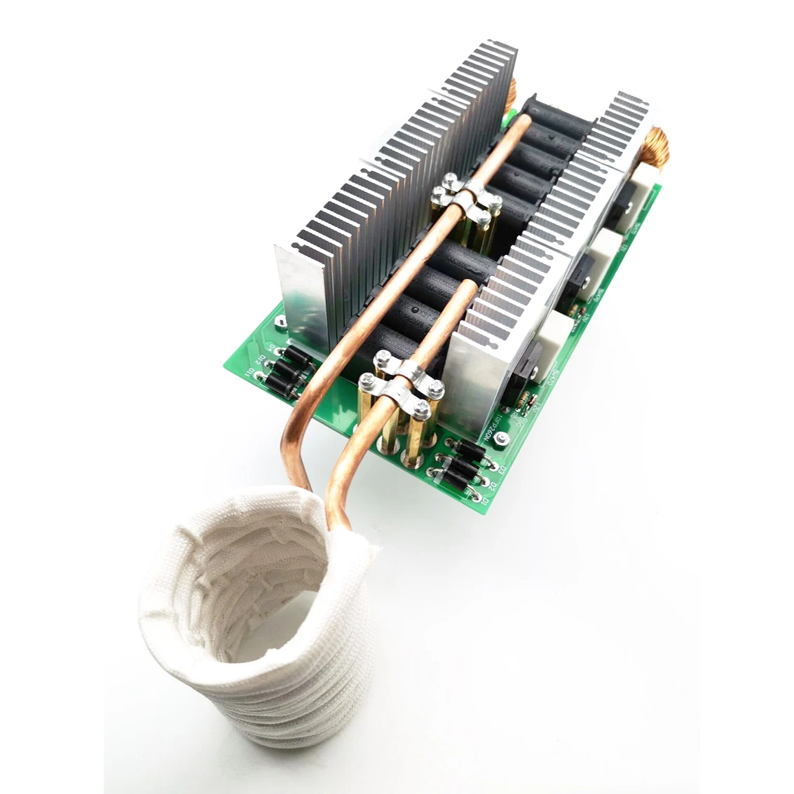3000W 50A Tapless 6-tube ZVS High Frequency Induction Heating Machine Quenching Module DIY Kit
3000W 50A Tapless 6-tube ZVS High Frequency Induction Heating Machine Quenching Module DIY Kit