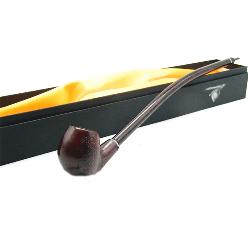 Fine carving pattern red resin wooden pipe best selling fashion long thin rod pipe wood hand-carved c
Fine carving pattern red resin wooden pipe best selling fashion long thin rod pipe wood hand-carved c