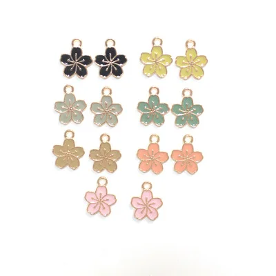 New Fashion 10Pcs 12*14mm Mini Sakura Flower Enamel Charms For Women DIY Jewelry Making Earrings Pendants Handcraft Accessories
New Fashion 10Pcs 12*14mm Mini Sakura Flower Enamel Charms For Women DIY Jewelry Making Earrings Pendants Handcraft Accessories
