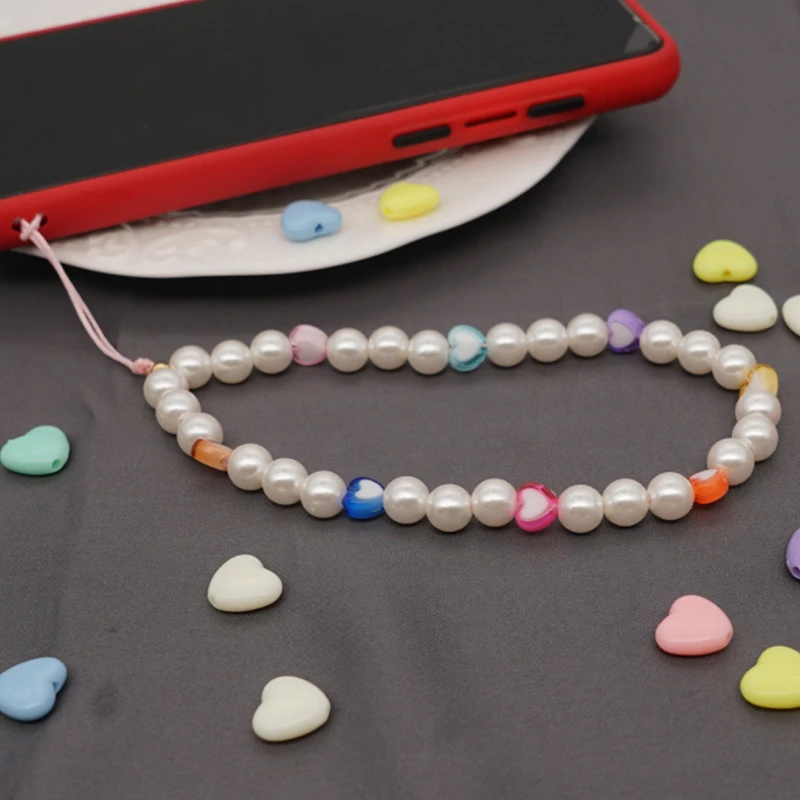 Fashion Sling Pearl Fashion Mobile Phone Straps Lanyard Accessories Heart-shaped Cute Girl Phone Camera Universal Lanyard Rope
Fashion Sling Pearl Fashion Mobile Phone Straps Lanyard Accessories Heart-shaped Cute Girl Phone Camera Universal Lanyard Rope