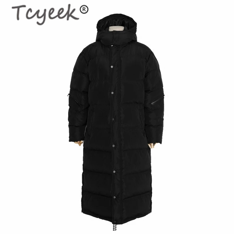 Tcyeek длинная мужская пуховая куртка, теплая толстая 90% белый пуховик на утином пуху; Зимние куртки с капюшоном черный Jaqueta Masculina Inverno 98004
Tcyeek длинная мужская пуховая куртка, теплая толстая 90% белый пуховик на утином пуху; Зимние куртки с капюшоном черный Jaqueta Masculina Inverno 98004