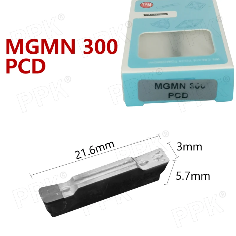 1 шт. алмазная вставка для лезвия CNC PCD MGMN 300 | Инструменты