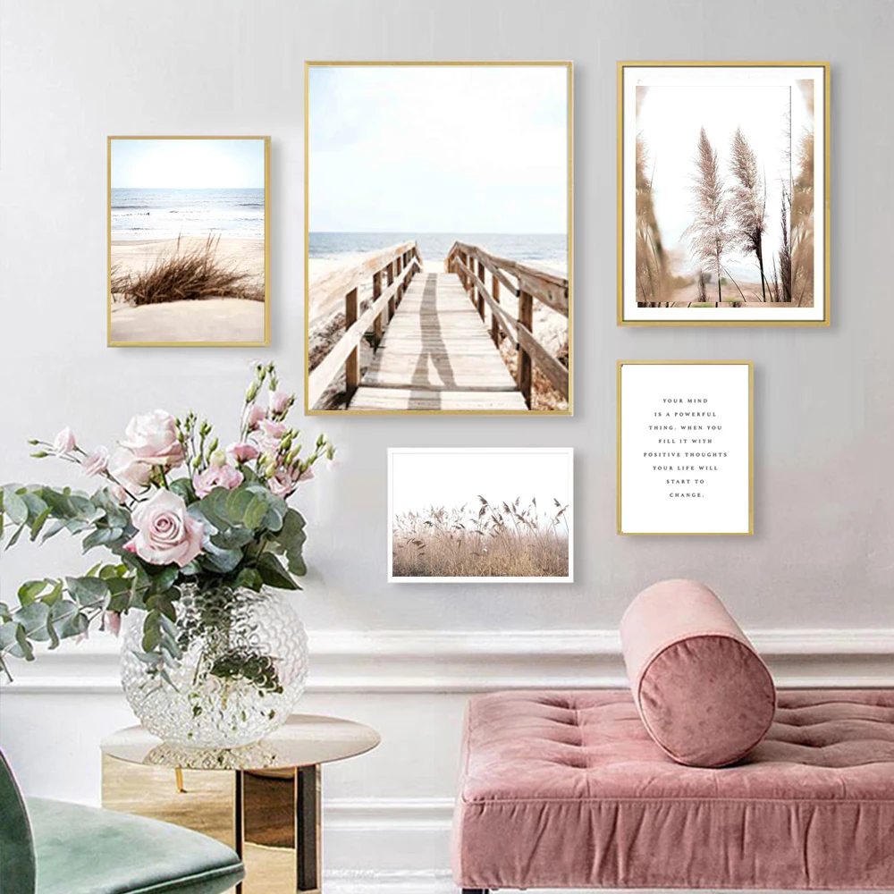 Nature Landscape Lake Beach Canvas Painting Wall Art Bridge Reed Nordic Poster and Print Calm Picture For Living Room Home Decor
Nature Landscape Lake Beach Canvas Painting Wall Art Bridge Reed Nordic Poster and Print Calm Picture For Living Room Home Decor