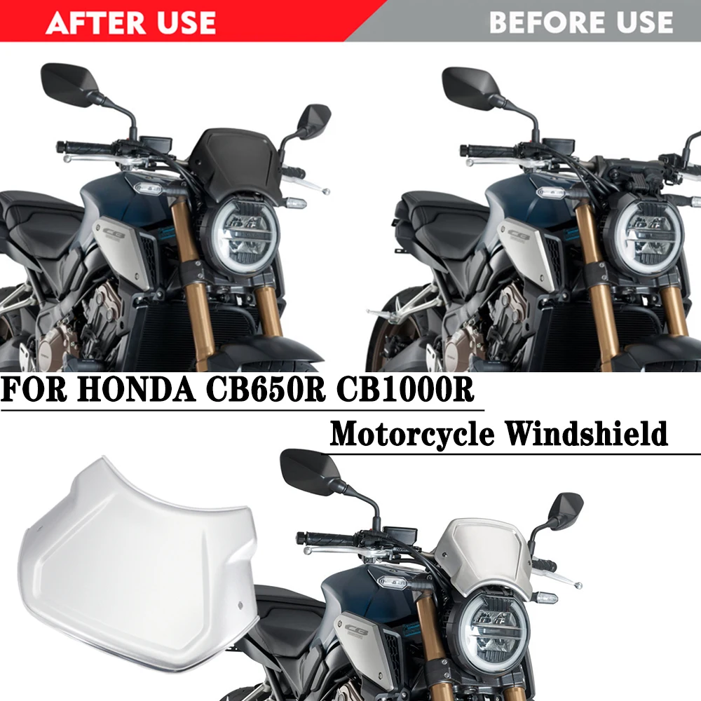 Motorcycle Accessories Windshield For HONDA CB 650R CB 1000R Motorcycle Windshield Deflector
Motorcycle Accessories Windshield For HONDA CB 650R CB 1000R Motorcycle Windshield Deflector