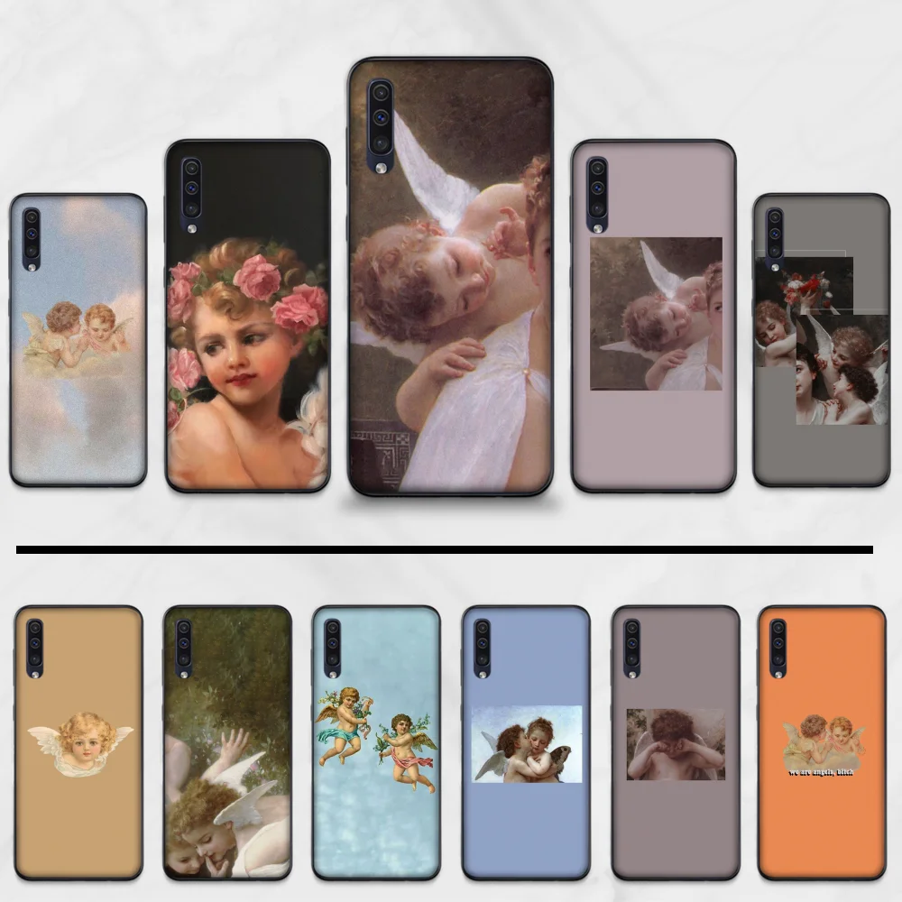 Милый чехол koji angel Bling для телефона Samsung Galaxy A 3 6 7 8 10 20 30 40 50 70 71 10S 20S 30S 50S PLUS|Бамперы| |