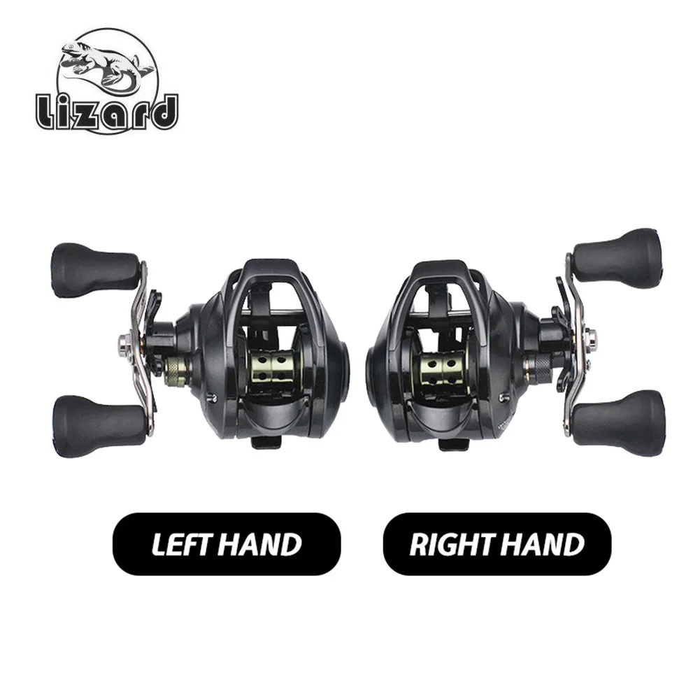 LIZARD Soft Touch Knobs 7.2:1 Trout Fishing Reel Magnetic Left or Right Hand Crank Saltwater Baitcasting Reel Fishing Coil Pesca
LIZARD Soft Touch Knobs 7.2:1 Trout Fishing Reel Magnetic Left or Right Hand Crank Saltwater Baitcasting Reel Fishing Coil Pesca
