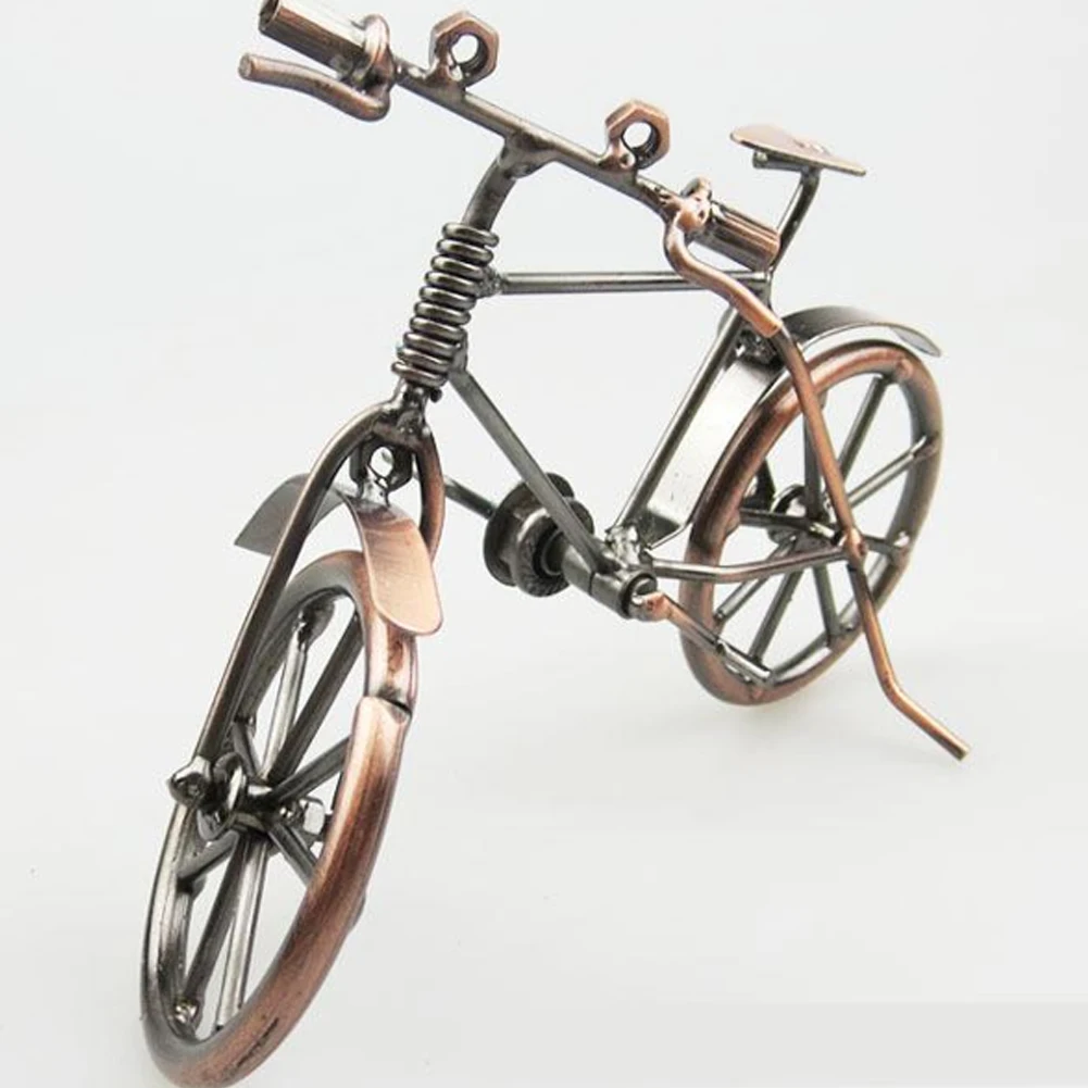 Creative Iron Art Bicycle Model Metal Handicraft Ornaments Miniature Figurines Gift Craft Home Decor For Kids Friends
Creative Iron Art Bicycle Model Metal Handicraft Ornaments Miniature Figurines Gift Craft Home Decor For Kids Friends