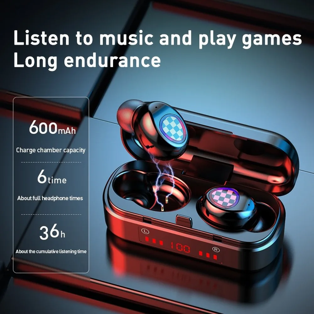 M8 TWS Wireless Bluetooth 5.0 In-ear Wireless Earphone Bass Stereo Bilateral Call Earbuds Hifi Music Bluetooth Earbuds
M8 TWS Wireless Bluetooth 5.0 In-ear Wireless Earphone Bass Stereo Bilateral Call Earbuds Hifi Music Bluetooth Earbuds