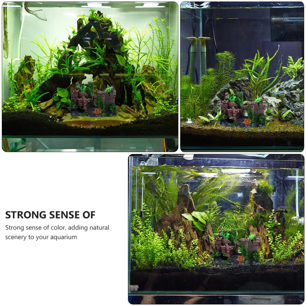 Resin Aquarium Decoration Ancient Castle Fish Tank Decoration for Fish Shrimp
Resin Aquarium Decoration Ancient Castle Fish Tank Decoration for Fish Shrimp