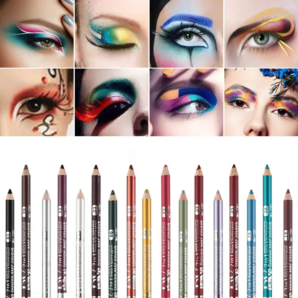 Fashion Eye Shadow&Liner Pencil Glitter Colourful Matte Waterproof Lip Liner Pen Pearl Pigment Long Lasting Makeup Beauty Tool
Fashion Eye Shadow&Liner Pencil Glitter Colourful Matte Waterproof Lip Liner Pen Pearl Pigment Long Lasting Makeup Beauty Tool