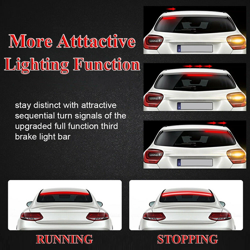 39inch Car LED Rear 3rd Stop Brake Strip Light Signal Lamp Driving Warning Turn 2020NEW Fast Deliver Stop Brake Strip Rear Light
39inch Car LED Rear 3rd Stop Brake Strip Light Signal Lamp Driving Warning Turn 2020NEW Fast Deliver Stop Brake Strip Rear Light