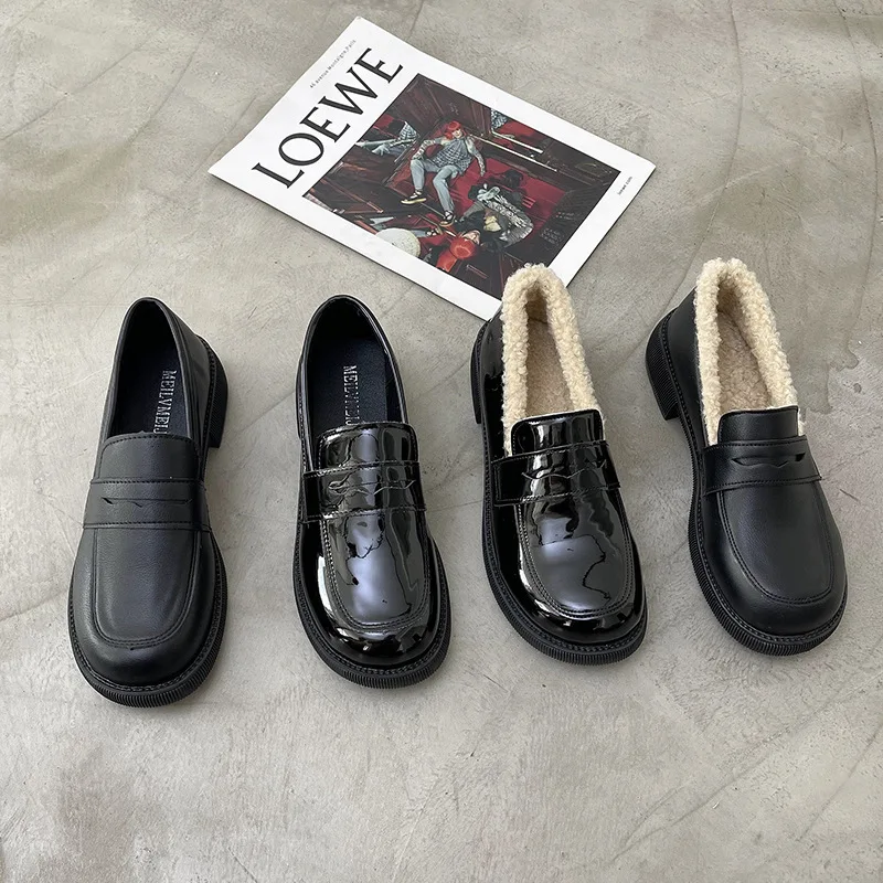 English Platform Small Leather Shoes for Women 2022 New Height Slimming Autumn Winter Woman Shoes Loose Cake Single Shoe Women
English Platform Small Leather Shoes for Women 2022 New Height Slimming Autumn Winter Woman Shoes Loose Cake Single Shoe Women