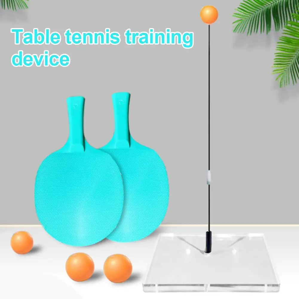 Table Tennis Training Practice Elastic Shaft with 3 Ping Pong Ball 2 Racket Children Adult Interactive Table Tennis Training Toy
Table Tennis Training Practice Elastic Shaft with 3 Ping Pong Ball 2 Racket Children Adult Interactive Table Tennis Training Toy
