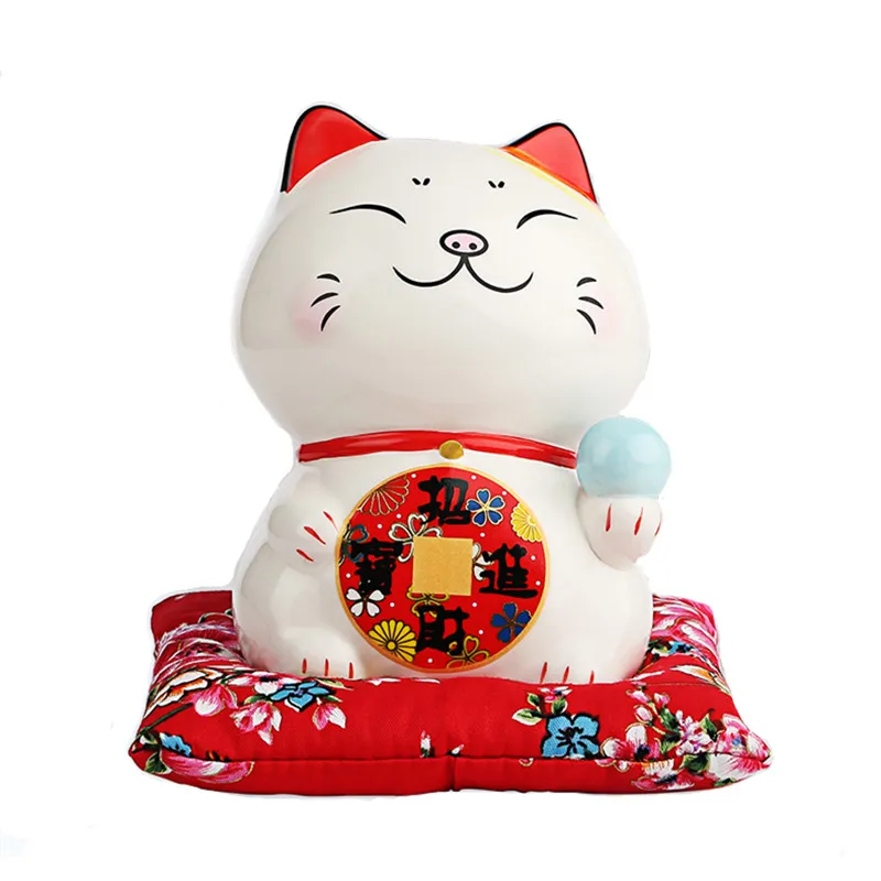 

FORTUNE CAT SET UP A CERAMIC GIFT STORE FOR STORING MONEY CAN BE USED AS A HOME DECORATION