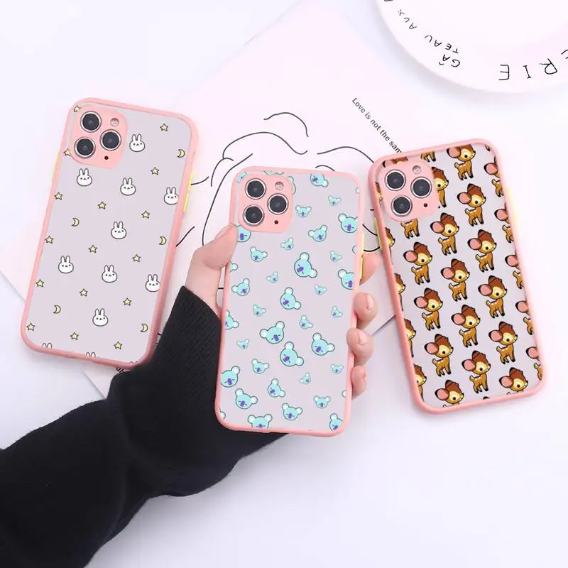 Cartoon Animal Phone Case Transparent Matte For IPhone 7 8 11 12 S Mini Pro X XS XR MAX Plus Cover Shell
Cartoon Animal Phone Case Transparent Matte For IPhone 7 8 11 12 S Mini Pro X XS XR MAX Plus Cover Shell