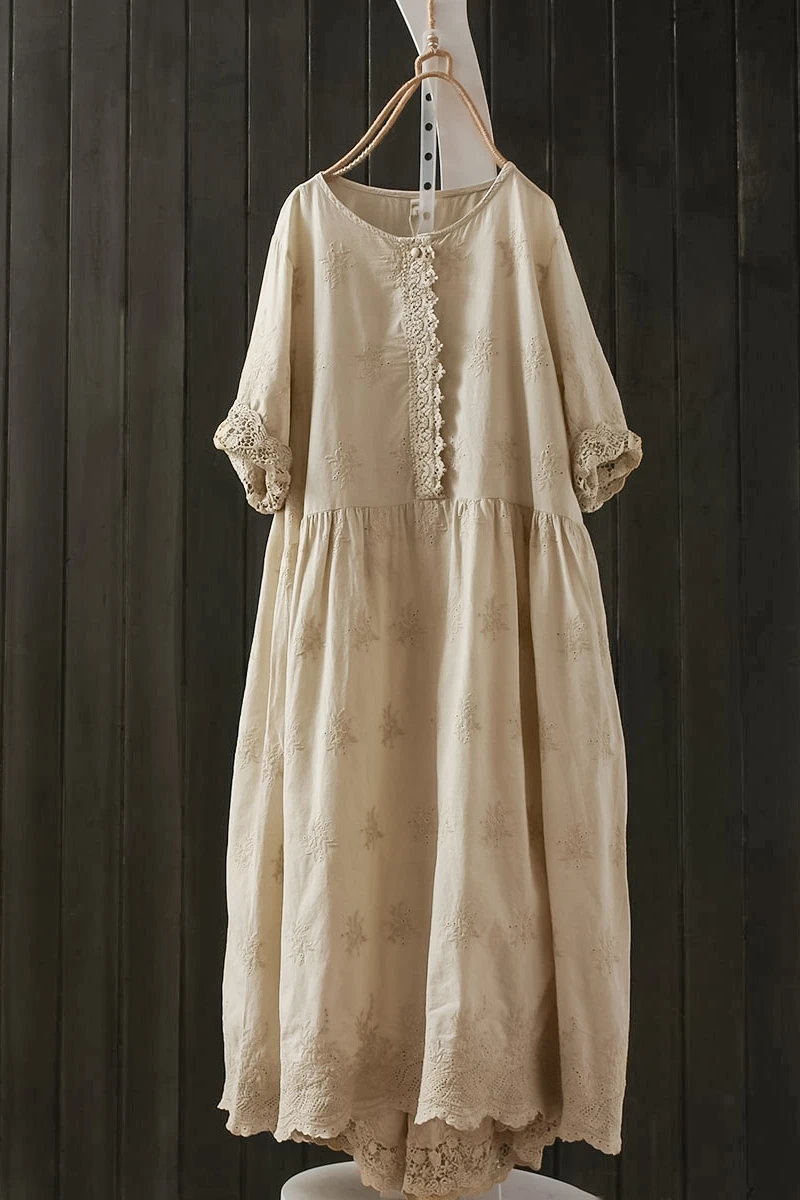 summer dress women 2020 hollow embroidered cotton dress half sleeve loose dress
summer dress women 2020 hollow embroidered cotton dress half sleeve loose dress